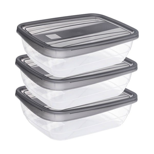 Scatole per alimenti 3 pz. Vedo - Curver-image-1