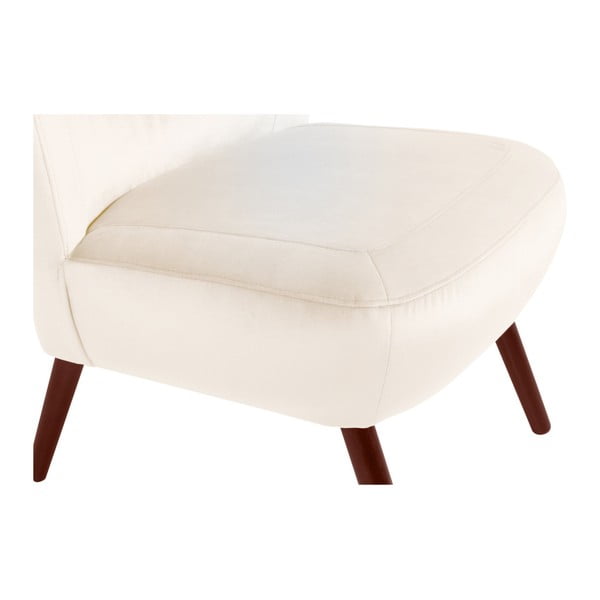 Poltrona in velluto crema Sari - Max Winzer-image-4