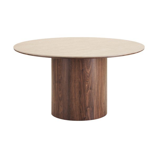Tavolo da pranzo rotondo con piano in ceramica ø 140 cm Delphi – House Nordic