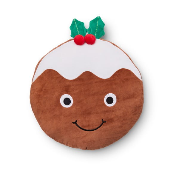 Cuscino decorativo in plush a tema natalizio 35x35 cm Christmas Pudding – Catherine Lansfield
