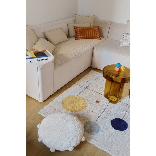 Pouf a sacco per bambini color crema Bubbly – Lorena Canals-image-4