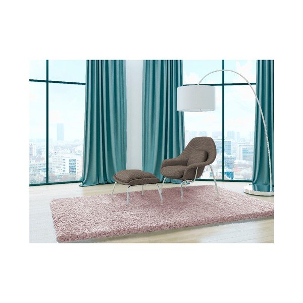 Tappeto rosa , 200 x 290 cm Floki Liso - Universal-image-1