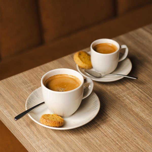 Piattino grigio chiaro in porcellana ø 14 cm Nuance – BonBistro-image-3