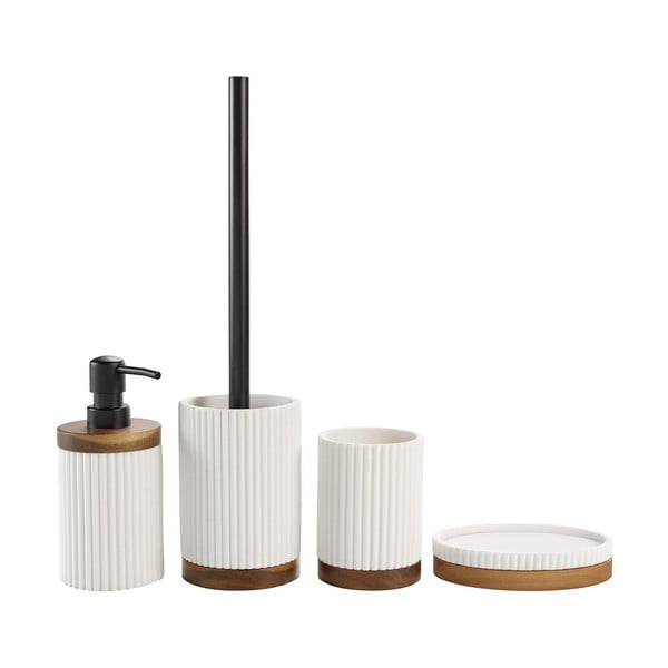 Scopino bianco in poliresina Niagara - douceur d'intérieur-image-2