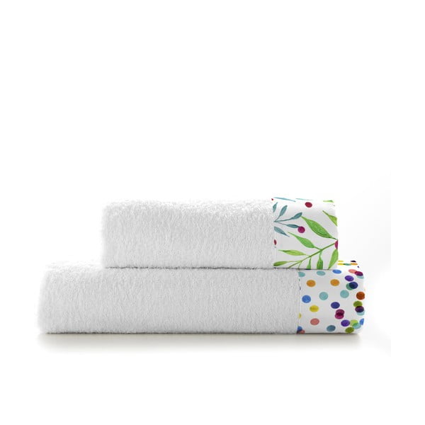 Set di 2 asciugamani in cotone Basic Confetti - Happy Friday-image-2