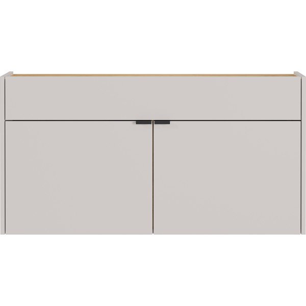 Armadietto color crema da appendere 110x57x22 cm Ameca – Germania-image-2