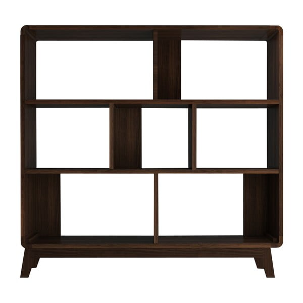 Libreria in noce 122x126 cm Cassie - Støraa-image-2