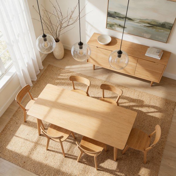 Sedie da pranzo in rovere Roxby - Actona-image-2