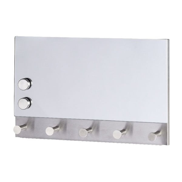 Appendiabiti magnetico con lavagna a specchio, 30 x 19 cm - Wenko-image-1