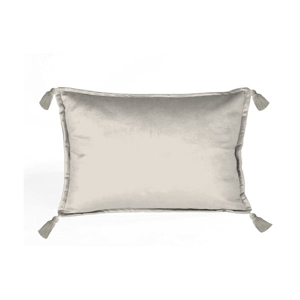 Cuscino in velluto grigio Borlas, 50 x 35 cm - Velvet Atelier-image-2
