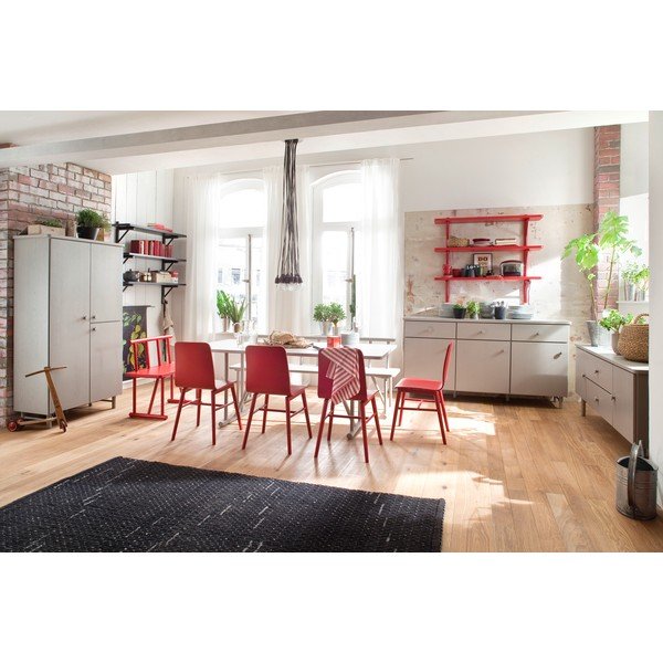 Mensola a muro rossa Grain - Tenzo-image-3