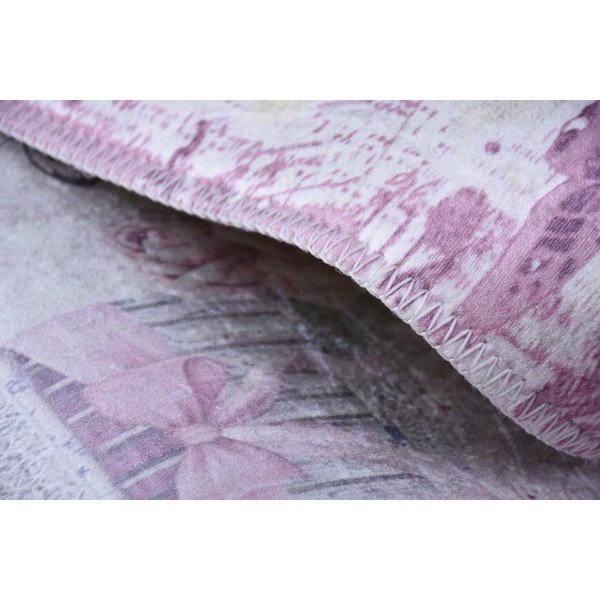 Tappeto rosa Isabella, 120 x 160 cm - Vitaus-image-1