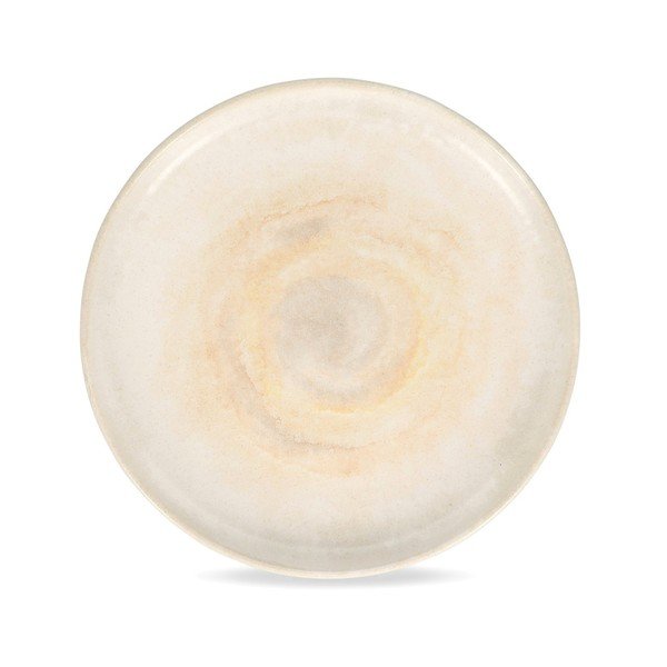Piatto da dolce beige in gres ø 22 cm Aquarel – S|P Collection