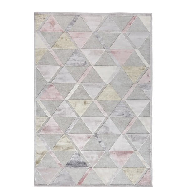Tappeto grigio , 120 x 170 cm Margot Triangle - Universal