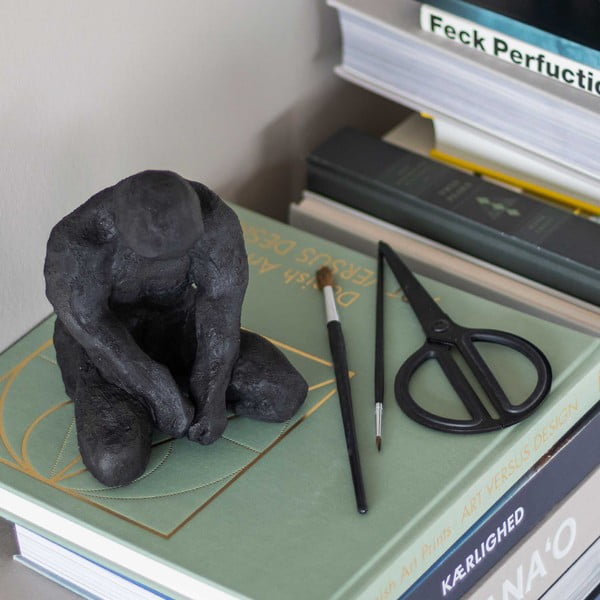 Statua in poliresina (altezza 15 cm) Meditating Man - Mette Ditmer Denmark-image-3