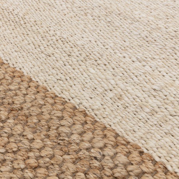 Tappeto beige in iuta reversibile/tessuto a mano 120x170 cm Cedar – Asiatic Carpets-image-2