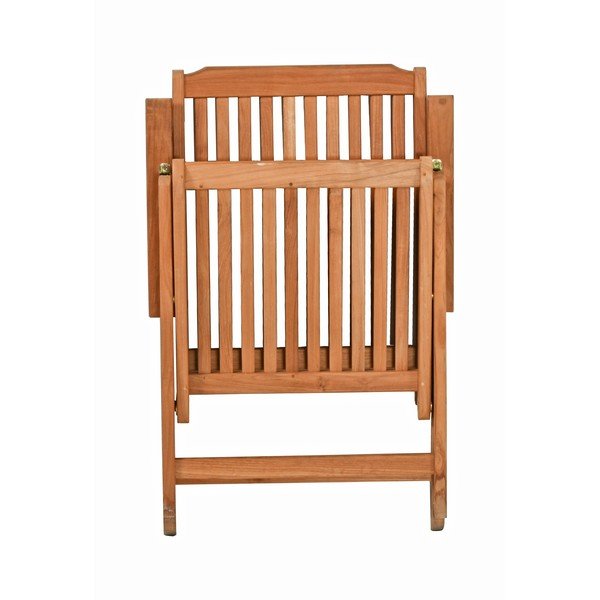 Sedia da giardino in legno marrone Solo - Garden Pleasure-image-3