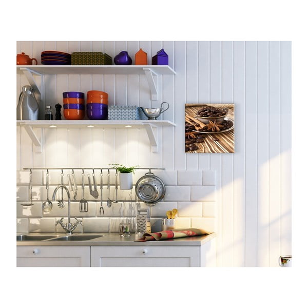 Immagine su tela, 30 x 30 cm Glasspik Caffè - Styler-image-2