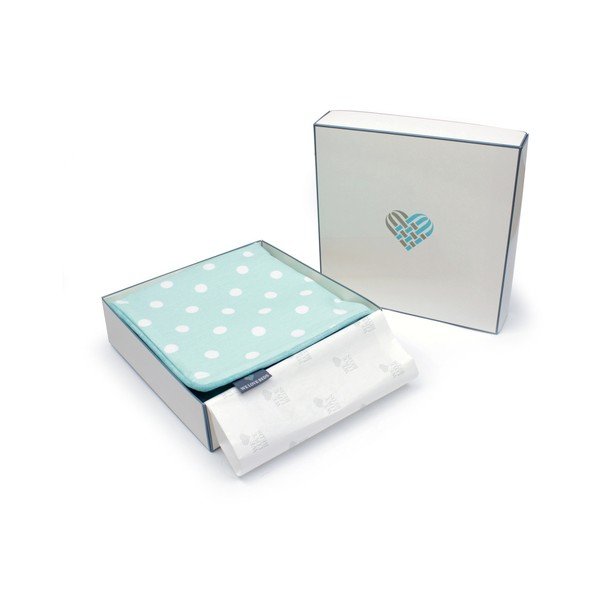 Federa verde menta a pois, 40 x 60 cm - WeLoveBeds-image-2