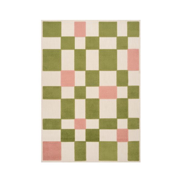 Tappeto da interno/esterno verde/rosa 160x230 cm Valma – Jotex
