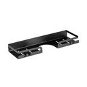 Mensola da bagno autoportante in acciaio inox nero Altarella - Wenko