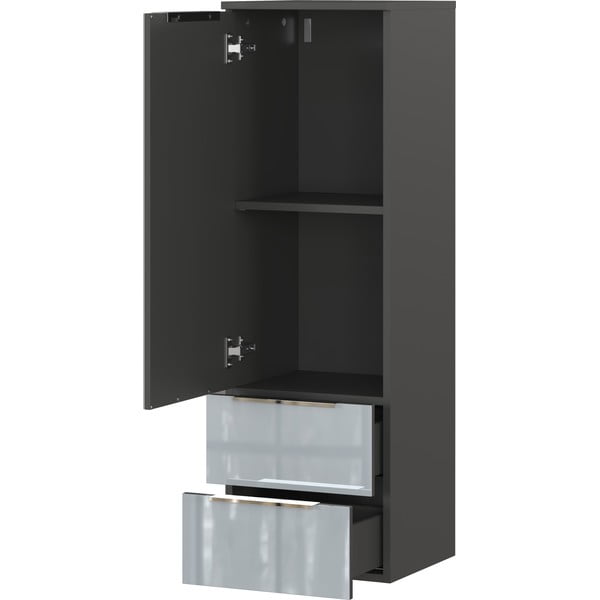 Mobile bagno alto sospeso grigio 36x111 cm Vasio - Germania-image-3