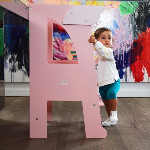 Ali rosa aggiuntive alla torre didattica Montessori - Rocket Baby-image-3