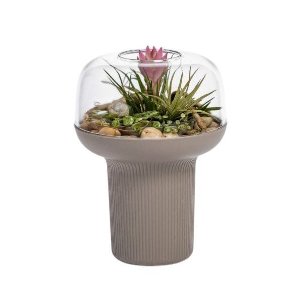 Vaso per fiori in plastica ø 19 cm Humidarium – Plastia