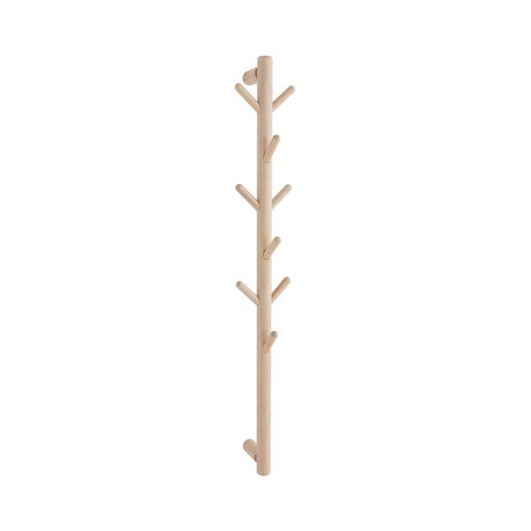 Attaccapanni da parete colore naturale chiaro in pino massiccio 21 cm Eddison – Jotex