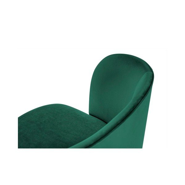 Sedia da pranzo verde bottiglia con rivestimento in velluto Aurora - Windsor & Co Sofas-image-3