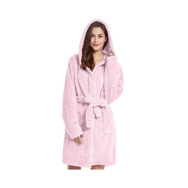 Accappatoio unisex rosa chiaro in microfibra Sleepyhead, taglia XL - DecoKing