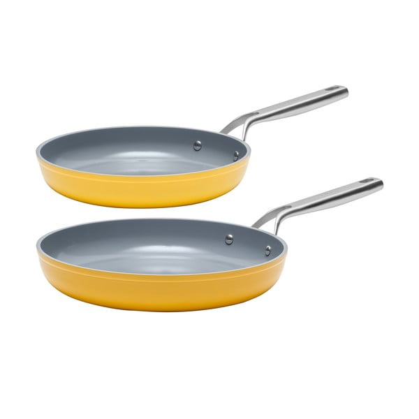 Padelle in set con superficie in ceramica 2 pz ø 30 cm Meda 3.0 – FABINI