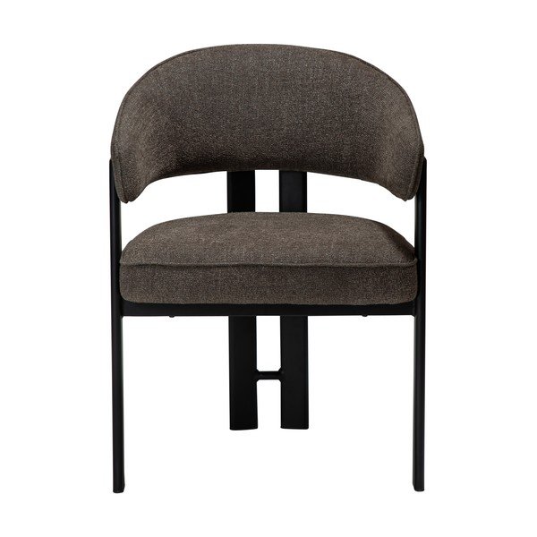 Sedia da pranzo marrone con braccioli Duct – DAN-FORM Denmark-image-2