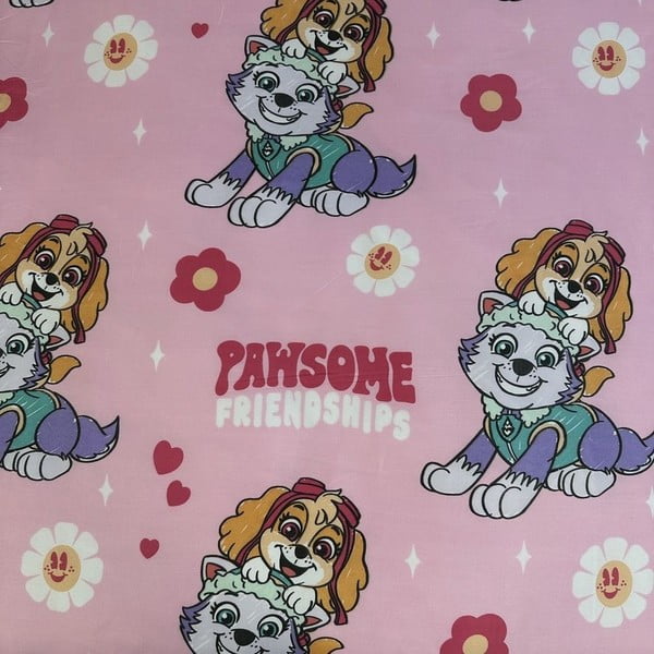 Biancheria da letto singola per bambini in microfibra 140x200 cm Paw Patrol - Jerry Fabrics-image-4
