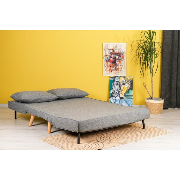Divano letto grigio 120 cm Folde - Artie-image-3