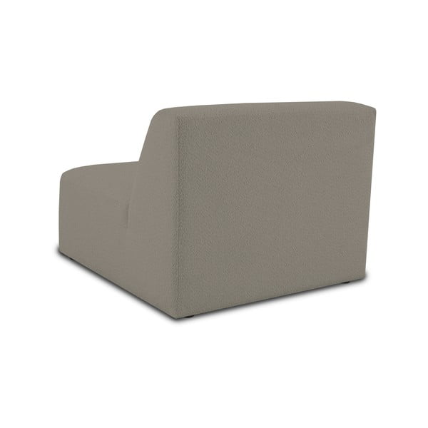 Modulo divano marrone chiaro in tessuto bouclé (parte centrale) Roxy - Scandic-image-3