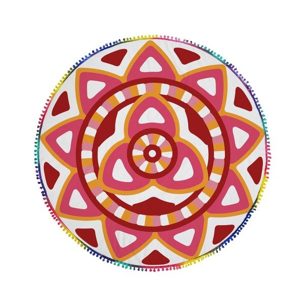 Kruhová plážová osuška La Chanta Fahhar Round Beach Towel, ⌀ 1,5 m