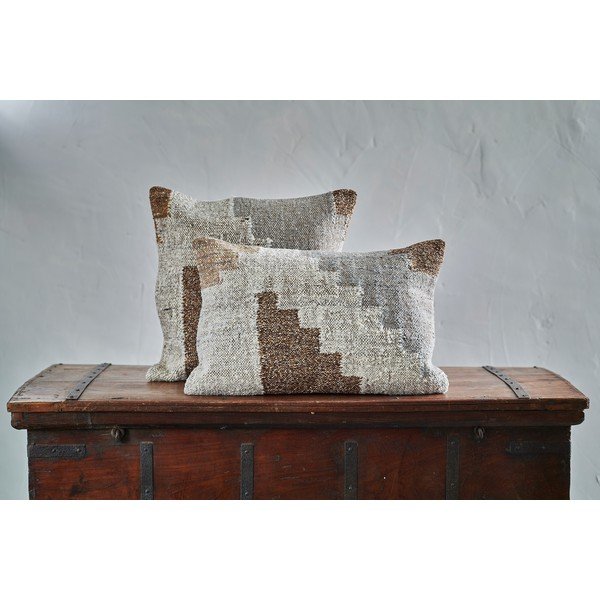 Federa in cotone e lana Block, 50 x 50 cm Harti - Nkuku-image-1