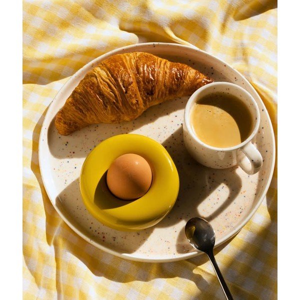 Piatto beige in porcellana ø 25 cm Fika – ONA-image-1