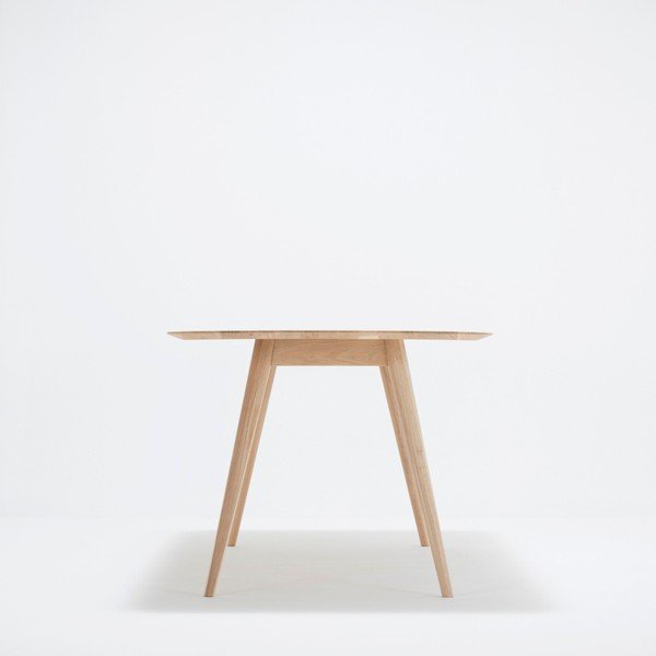 Tavolo da pranzo in legno massiccio di quercia , 200 x 90 cm Stafa - Gazzda-image-2