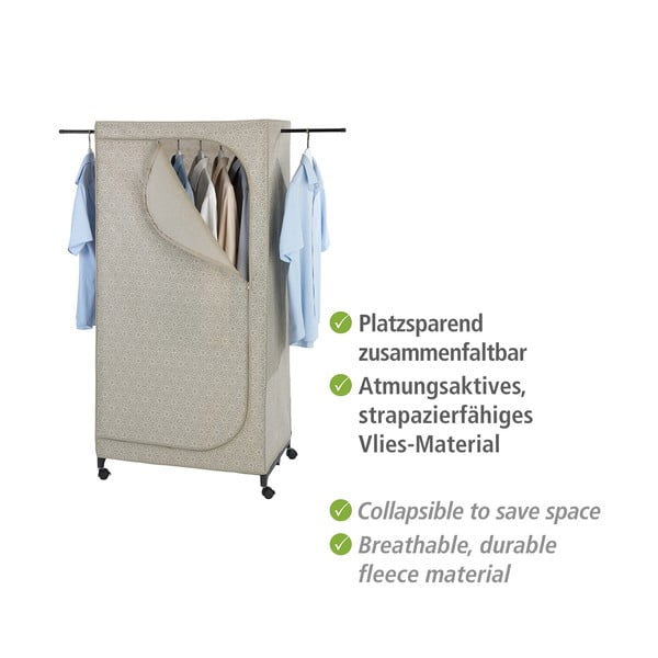 Armadio beige in tessuto 75x160 cm Balance - Wenko-image-2