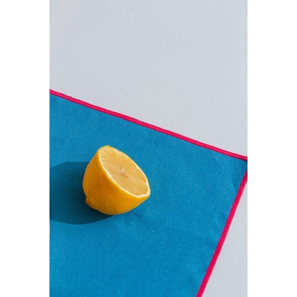 Tovaglioli in lino in set da 4 Contrast Edge - Really Nice Things-image-2