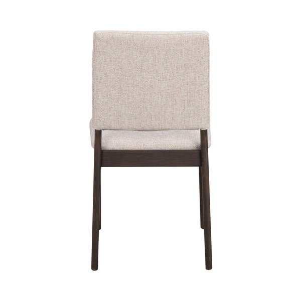 Sedia da pranzo color crema/colore naturale scuro in rovere massiccio Medford – Rowico-image-4