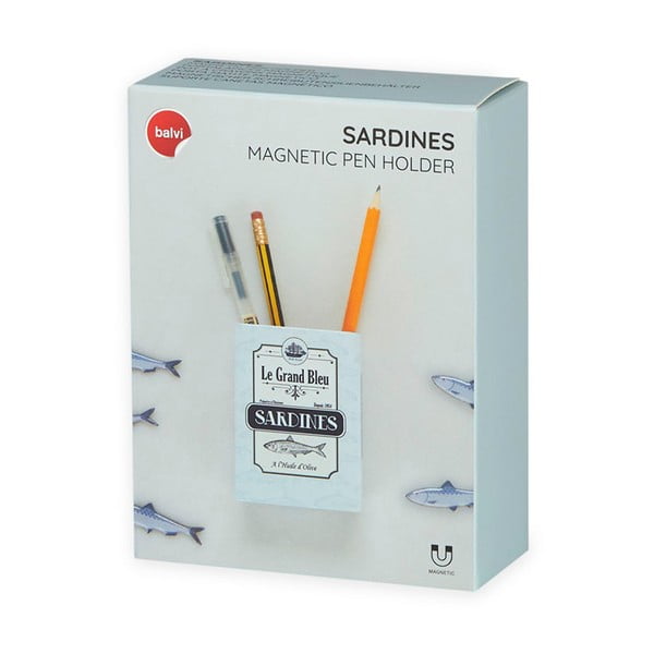 Organizer in metallo per la cancelleria Sardines - Balvi-image-3