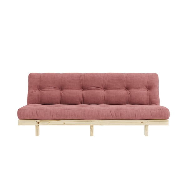 Divano in velluto a coste rosa 200 cm Lean - Karup Design