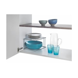 Ripiano aggiuntivo argentato in acciaio 25x25 cm Boxe – Metaltex