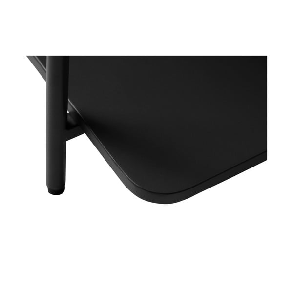 Tavolino da salotto nero in metallo 75x75 cm Yuba – Unique Furniture-image-2
