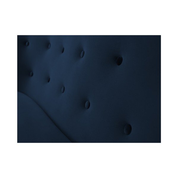 Divano a tre posti blu scuro Amelie - Mazzini Sofas-image-2