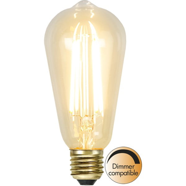 Lampadina LED calda a filamento dimmerabile E27, 4 W Soft Glow - Star Trading-image-3