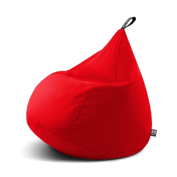 Puof a sacco rosso Drop L – So Soft?